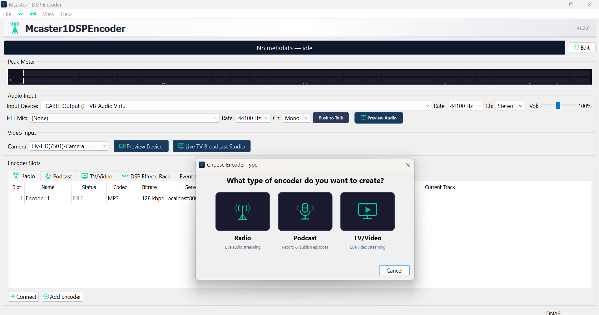 Encoder Type Chooser
