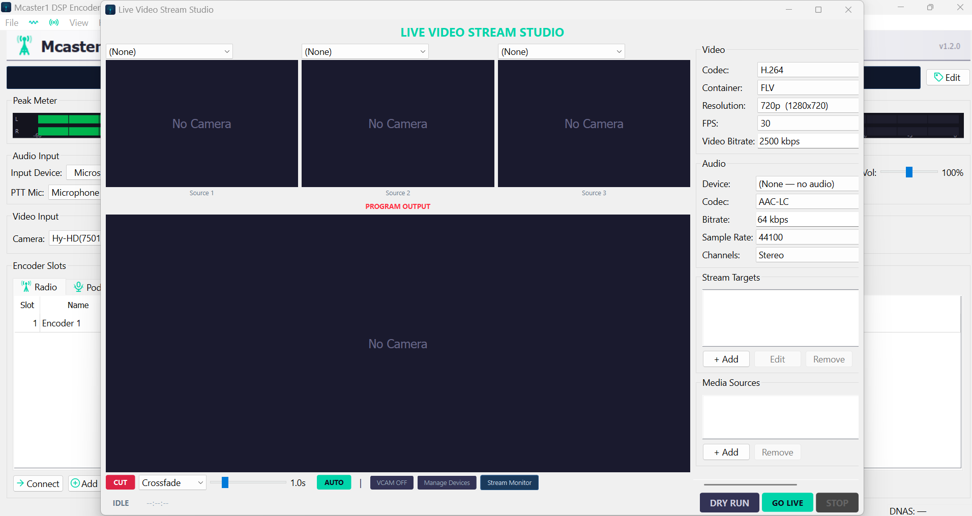 Live Video Stream Studio